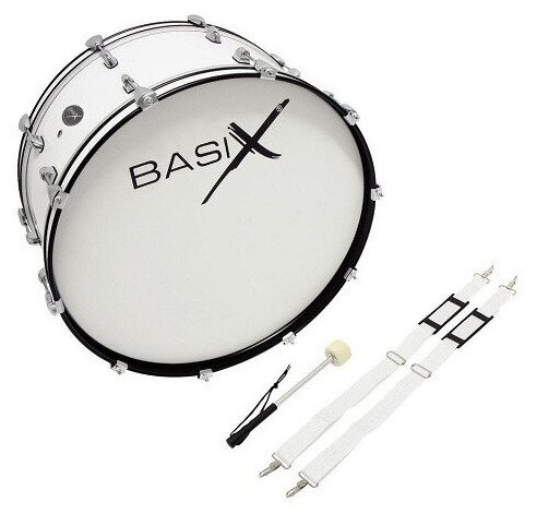 Бас барабан маршевый BasiX Marching Bass Drum 26x12