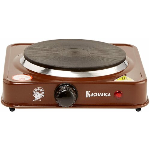 Эл плита василиса ВА-904 диск 1-х комфор коричневая 96500₽