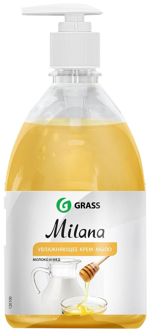 Жидкое мыло GraSS Milana Молоко и мед 500мл