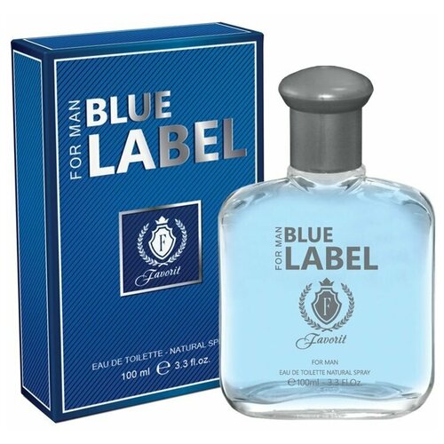 Туалетная вода мужская Favorit Blue Label, 100 мл