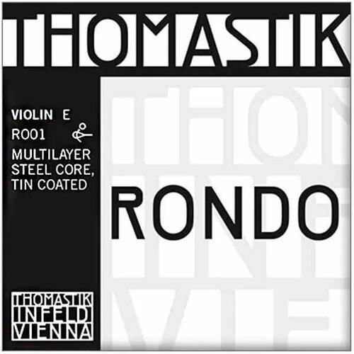 THOMASTIK Rondo RO01 cтруна E для скрипки 4/4 thomastik rondo ro400 cтруны для виолончели 4 4