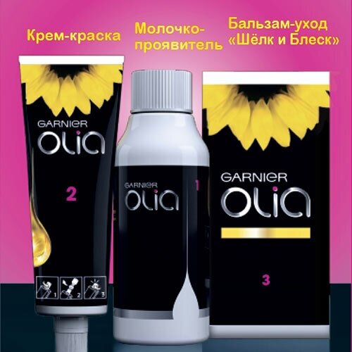 Крем-краска для волос Garnier Olia 7.0 Русый - фото №11