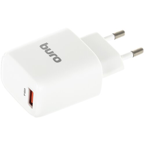 Сетевое зарядное устройство Buro BUWG1, белый сетевое зар устр buro tj 159w 10 5w 2 1a usb a универсальное белый