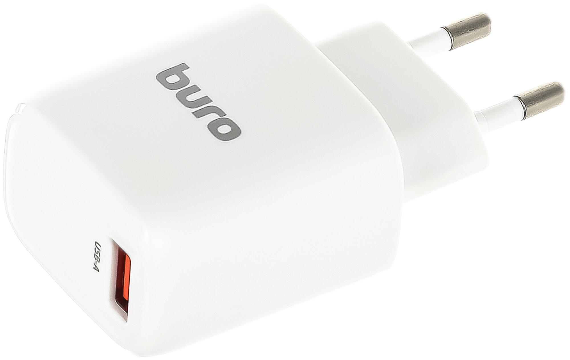 Сетевое зарядное устройство Buro BUWG1, USB-A, 3A, белый [buwg18p100wh]