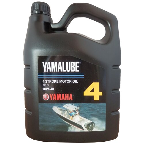 Синтетическое моторное масло Yamalube 4 Stroke Motor Oil 10W-40, 4 л