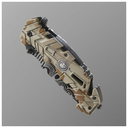 фото Нож складной теропром 9215565 со стропорезом, клинок 8см