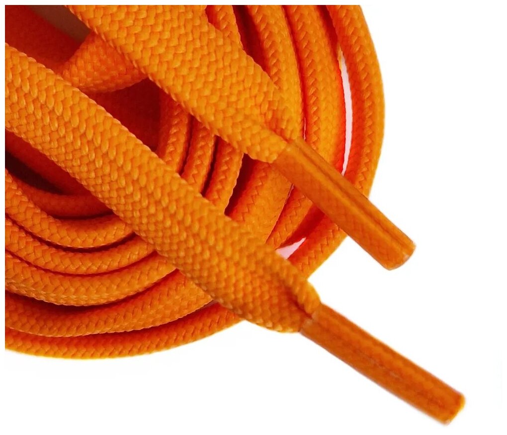 Шнурки LENKO оранжевые плоские 140 см - фотография № 3