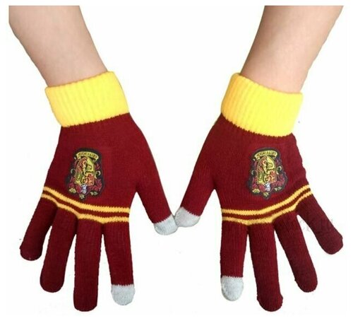 Перчатки Гриффиндор Гарри Поттер для сенсорных телефонов
