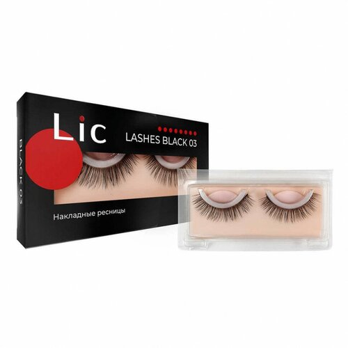 Ресницы накладные 03 False Lashes Black LIC