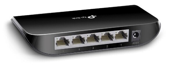 5-портовый Gigabit Ethernet коммутатор TP-Link TL-SG1005D Роутор — фото 1