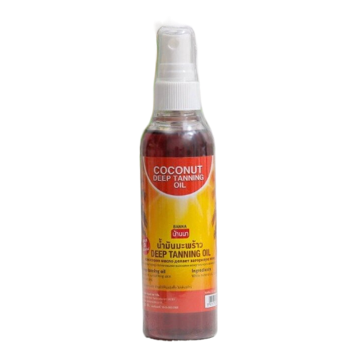 Banna Масло для загара Coconut Deep Tanning Oil, 120 мл banna масло для тела coconut 120 мл