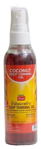 BANNA, Кокосовое Масло для загара (Coconut Deep Tanning Oil), 120 мл