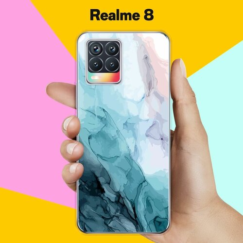 Силиконовый чехол на realme 8 Акварель / для Реалми 8 силиконовый чехол на realme 8 реалми 8 акварель