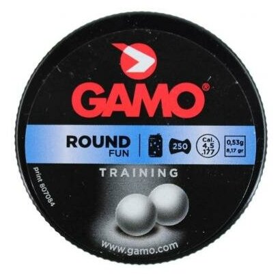 Пули пневматические GAMO Round 4,5 мм 0,53 грамма (250 шт.)