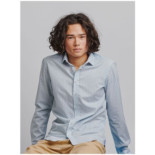 Рубашка, Цвет Голубой, Размер L