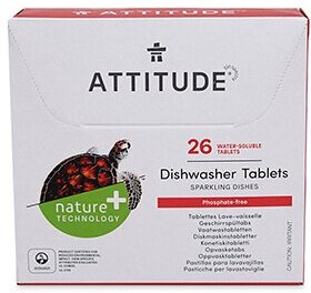 Таблетки для посудомоечных машин Attitude 26шт - фото №3