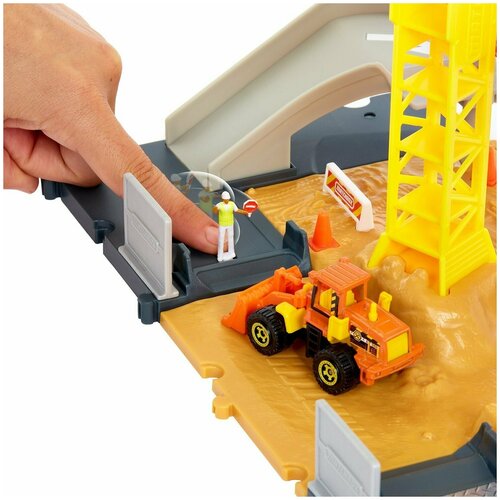 Набор игровой Matchbox Строительная площадка с машинкой
