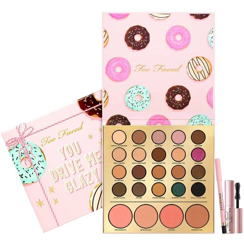 Лимитированный набор для макияжа лица и глаз Too Faced YOU DRIVE ME GLAZY limited edition makeup collection too faced набор для макияжа лица тушь карандаш блеск army of love value