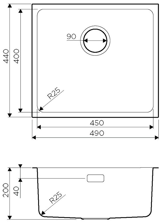 Кухонная мойка Omoikiri Tadzava 49-U-GM - фотография № 5