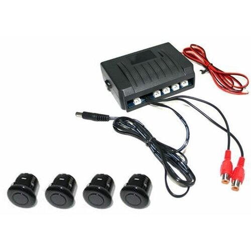 Парковочные радары видеопарктроники с 4 сенсорами Черные датчики 5900₽