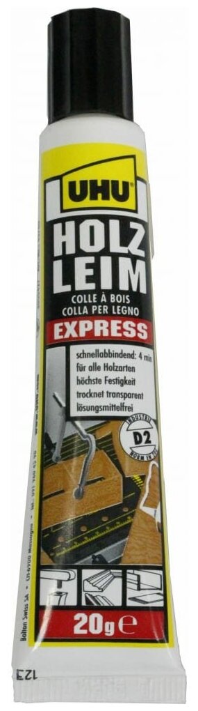 Клей для дерева UHU "Holzleim Express" 20 мл - фото №2