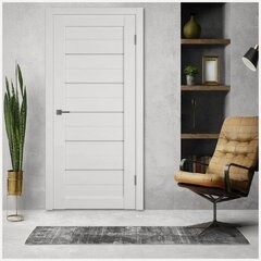 Изображение товара Межкомнатная дверь А5 Сноу 800х2000 мм матовое стекло (комплект)