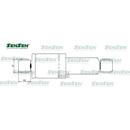 SENSEN 12140372 Аморт. зад Citron Jumper / Relay Fiat Ducato Peugeot Boxer -