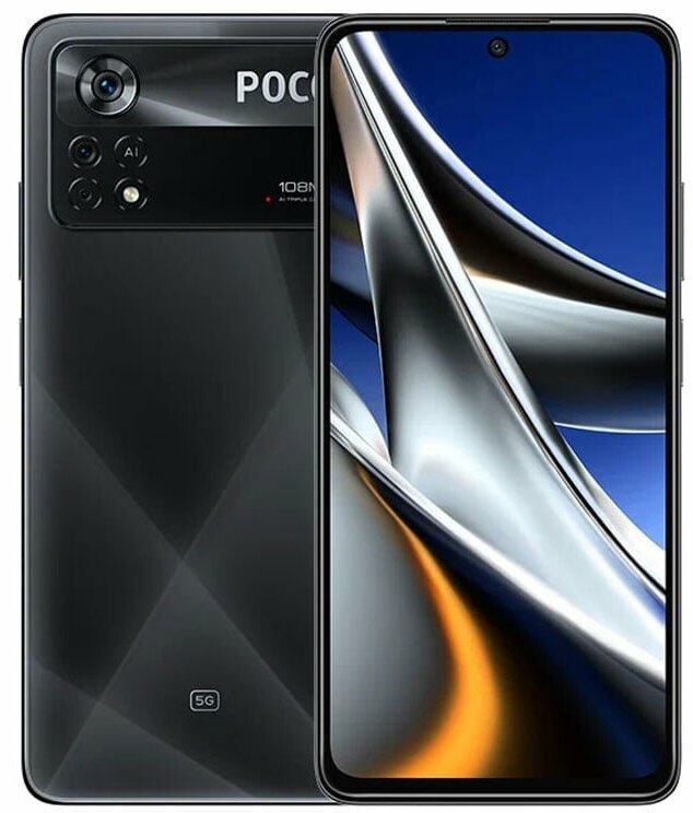 Xiaomi Poco X4 Pro 5G 6/128 ГБ RU, Лазерный черный