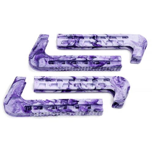 Чехлы для коньков MAD GUY фиолетовые (мрамор)