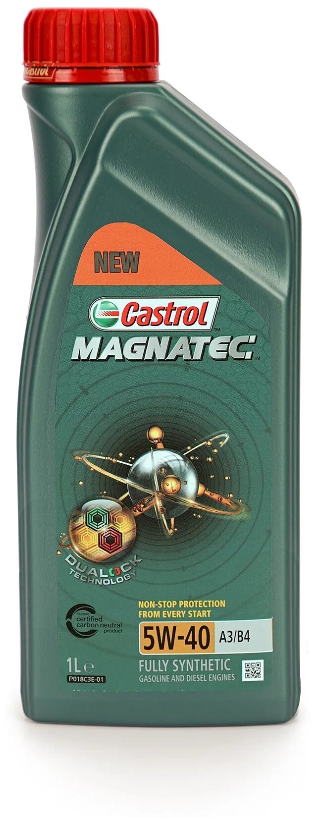Моторное масло Castrol Magnatec 5W-40 А3/В4, 4 л, 1 шт.