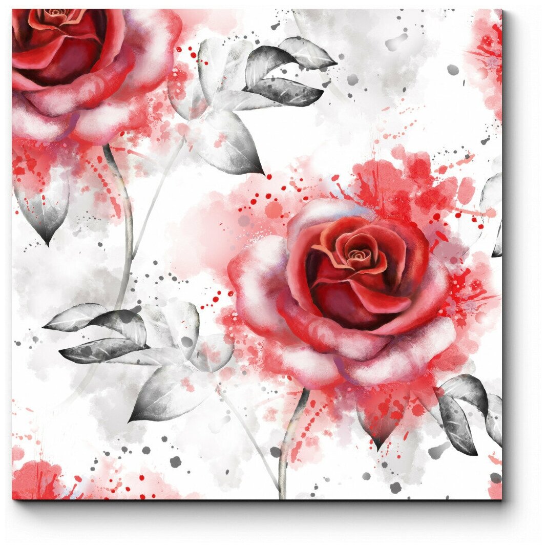Модульная картина Розы прекрасные 140x140