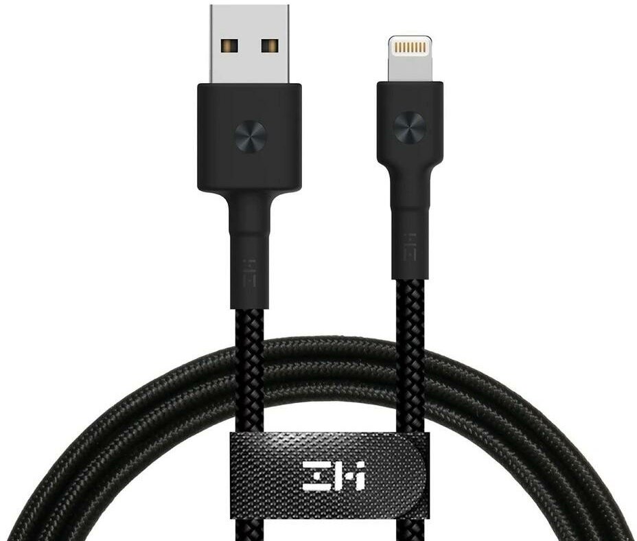 Кабель Xiaomi ZMI AL823 USB - Lightning MFi 30cm Black - фото №8