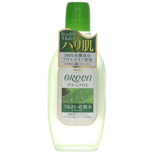 Meishoku Лосьон увлажняющий Green Aloe, 170 мл молочко для лица meishoku japan green plus aloe moisture milk 170 мл