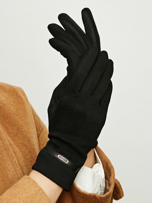 Перчатки KEDDO, демисезон/зима, подкладка, размер One Size, черный