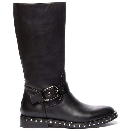 фото Basconi 170117bc полусапоги женский черный+натуральная кожа