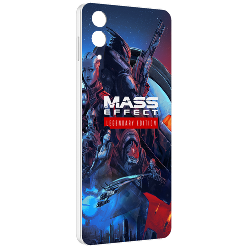 Чехол MyPads Mass Effect Legendary Edition для Samsung Galaxy Z Flip 4 (SM-F721) задняя-панель-накладка-бампер