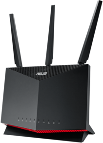 Маршрутизатор ASUS Роутер ASUS RT-AX86S 802.11 a/b/g/n/ac/ax, до 861 + 4804Мбит/c, 2,4 + 5 гГц, 3 антенны, USB, GBT+2,5GBT LAN 90IG05F0-MO3A00 — купить в интернет-магазине по низкой цене на Яндекс Маркете