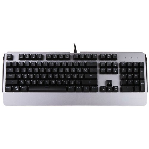 Клавиатура Delux KM-06 Black-Silver игровая клавиатура oklick 960g dark knight black usb outemu blue черный русская