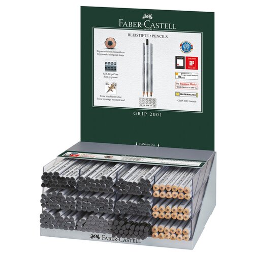 Faber-Castell Карандаш чернографитный Grip 2001 , 252 шт (117060) черный 252 шт.