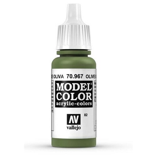 Краска 70967 Vallejo Серии Model Color - Olive Green 17ml