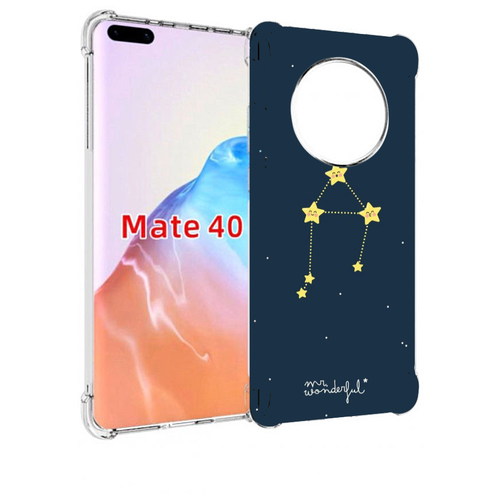 Чехол MyPads знак-зодиака-весы-1 для Huawei Mate 40 / Mate 40E задняя-панель-накладка-бампер чехол mypads знак зодиака весы 4 для huawei mate 40 pro plus задняя панель накладка бампер