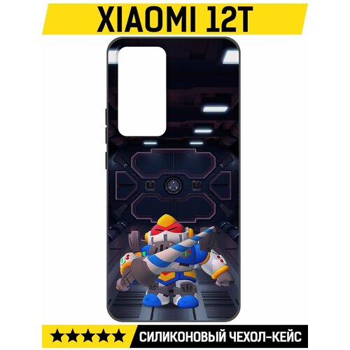 Чехол-накладка Krutoff Soft Case Brawl Stars - Паладин Вольт-Меха для Xiaomi 12T черный чехол накладка krutoff soft case brawl stars паладин вольт меха для xiaomi 13 lite черный