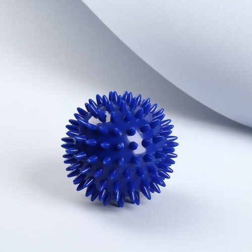 Массажный мяч универсальный, картонная коробка, d = 6,5 см, цвет синий