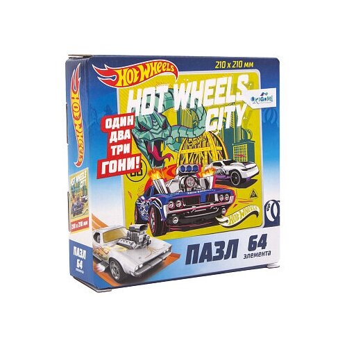 Пазл Нot Wheels Город 64эл