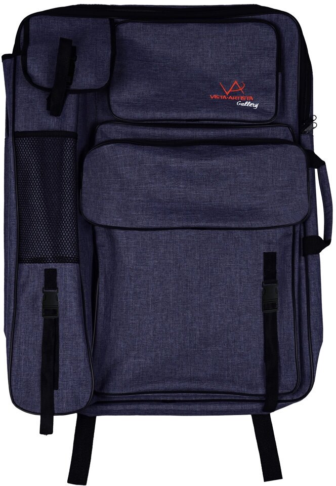 Сумка-рюкзак для художника "VISTA-ARTISTA" "Gallery" PBA-02 67x48x5 см для художественных принадлежностей темно-синяя