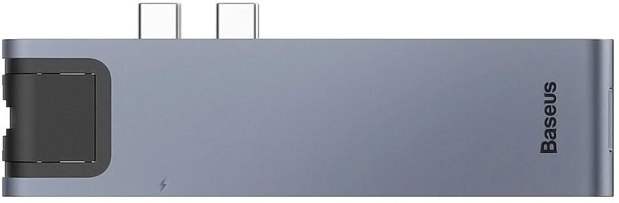 USB-концентратор Baseus Thunderbolt C+ Pro (CAHUB-L0G), разъемов: 5, серый