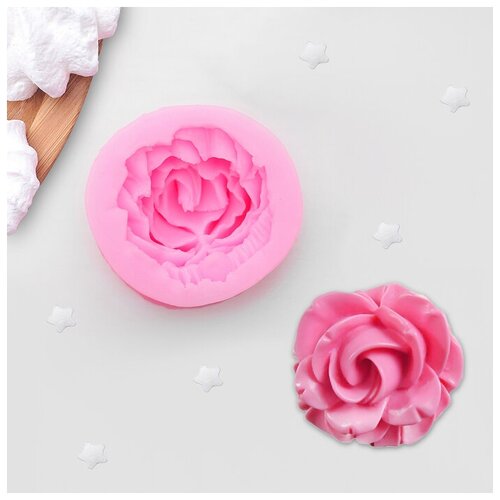 Силиконовый молд Роза 452 см цвет микс 486₽
