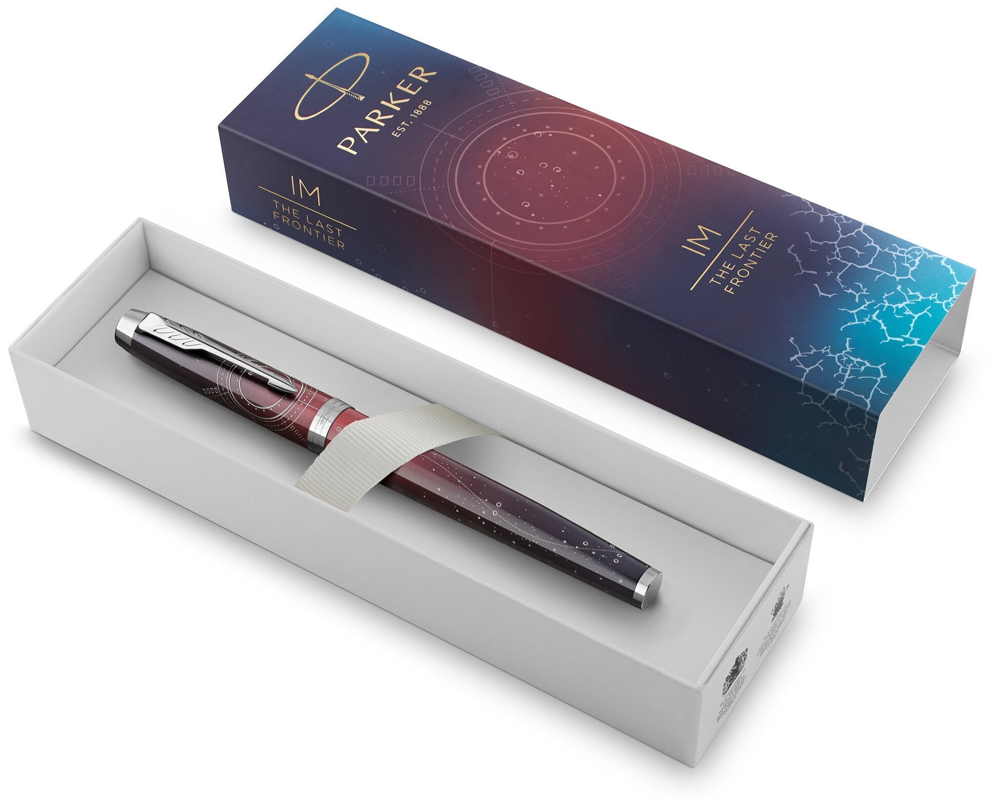Ручка перьевая Parker "IM Special Edition Portal" синяя, 0,8мм, подарочная упаковка