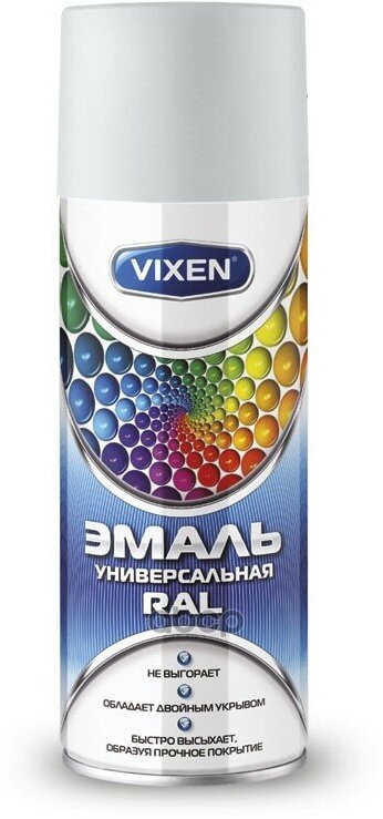 Краска-Спрей Vixen Vx-10903 Эмаль Универс. Белая Матовая 520Мл Ral9003 Vixen арт. VX10903
