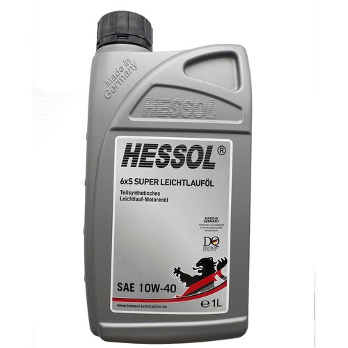 Моторное масло Hessol 6xS Super Leichtlaufol 10W-40 полусинтетическое 5 л